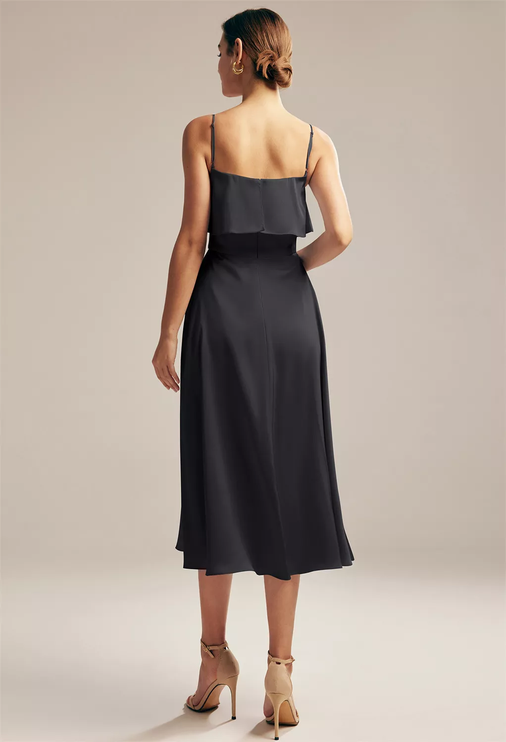 AW Morza Black Metallic  Spring Wedding Guest Dresses